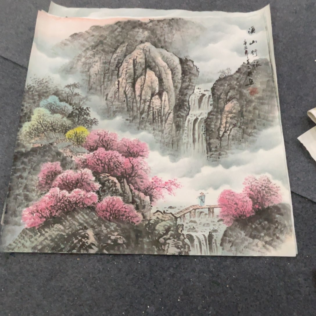 国画处理作品看好再拍哦