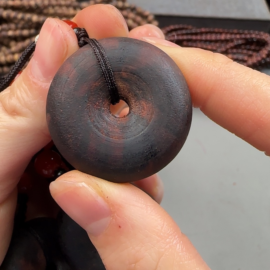 降真香手串/手链软油平安扣3cm