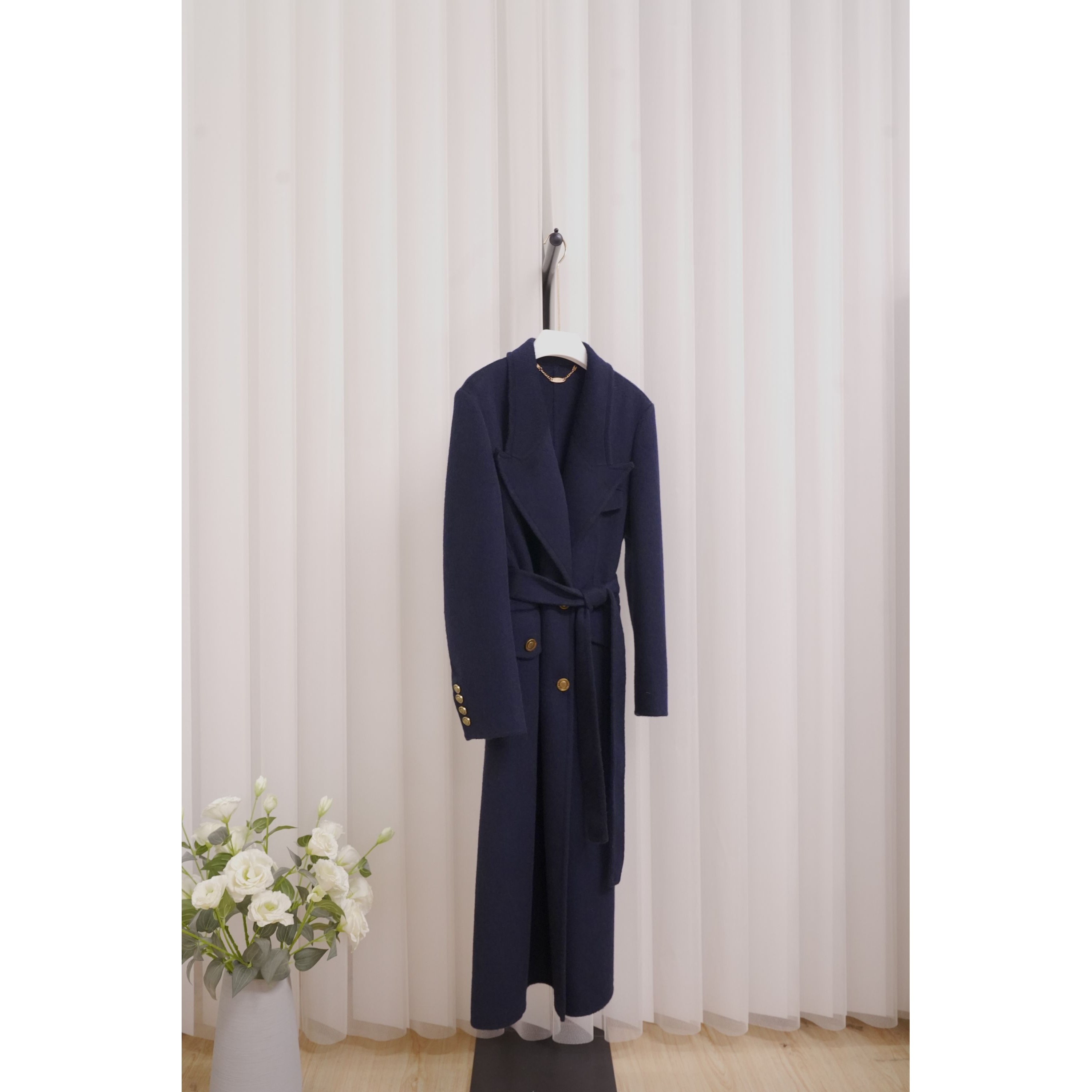 2025文哥工作室女冬季高定时尚设计气质大衣外套MX-28796