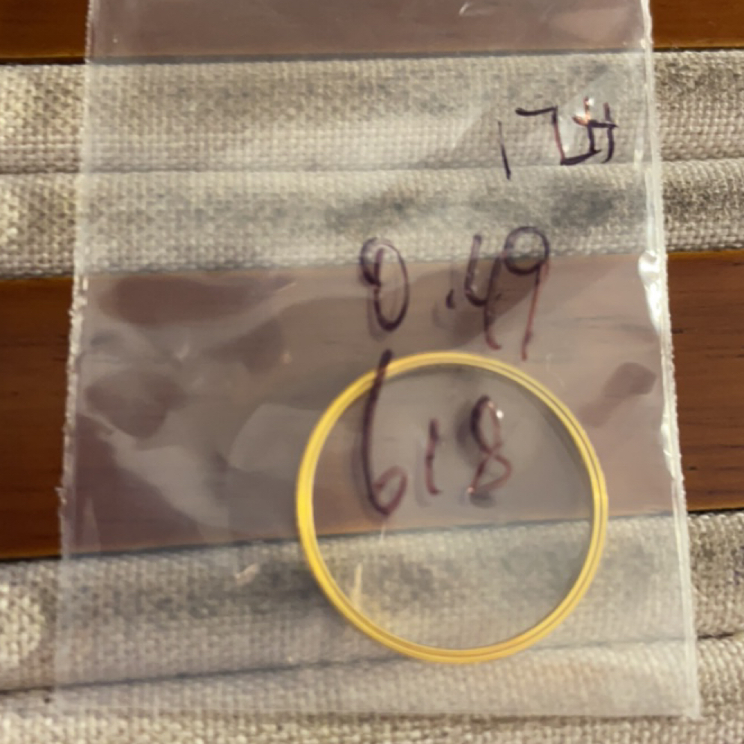 克重0.49 17号 三生三世戒指 足金999