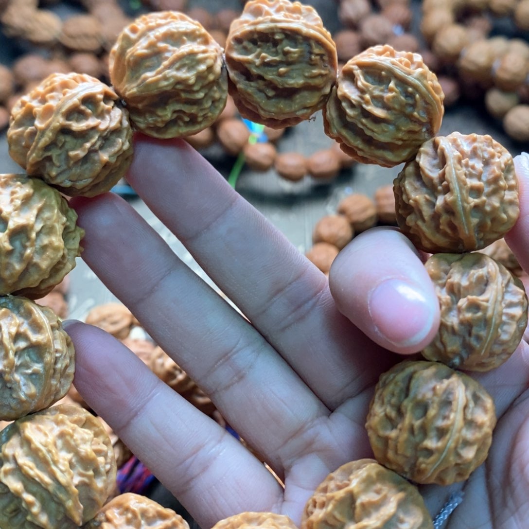 文玩核桃手串—****—文玩核桃八棱
