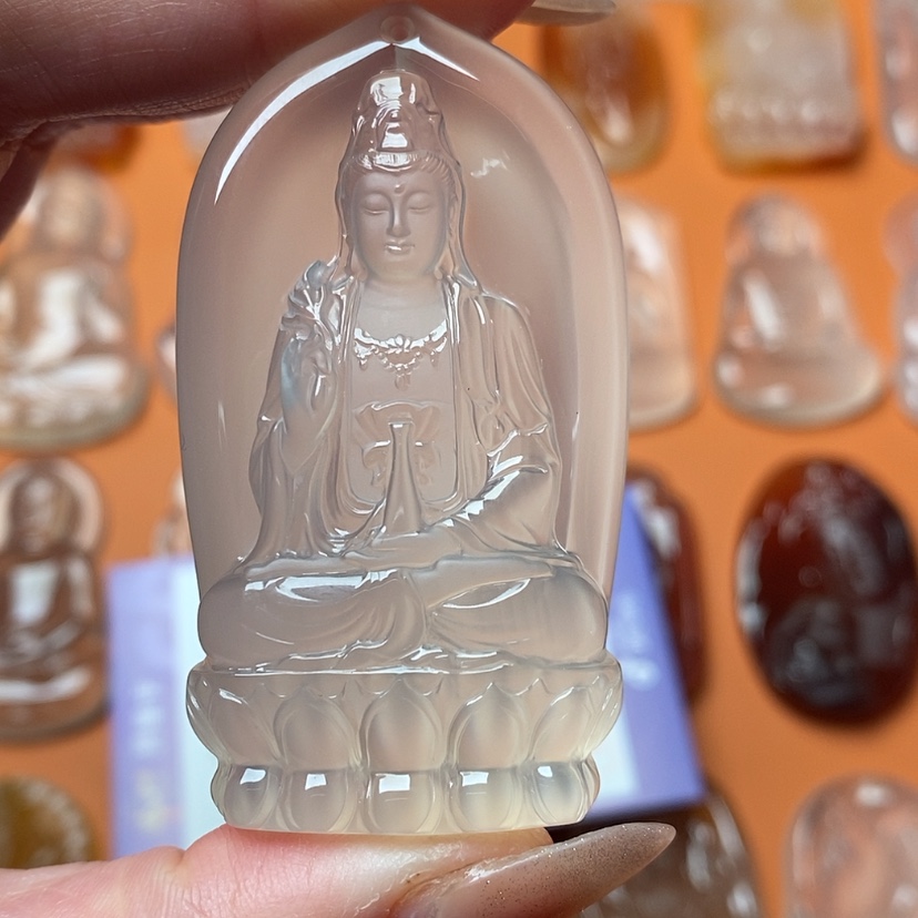 【闪购商品】玛瑙/玉髓颈饰未镶嵌乐***