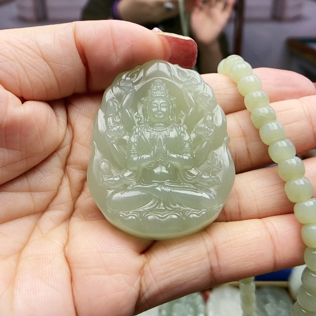 【闪购商品】和田玉颈饰未镶嵌雷*