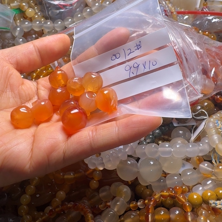 @***I玛瑙/玉髓合金颈饰0012