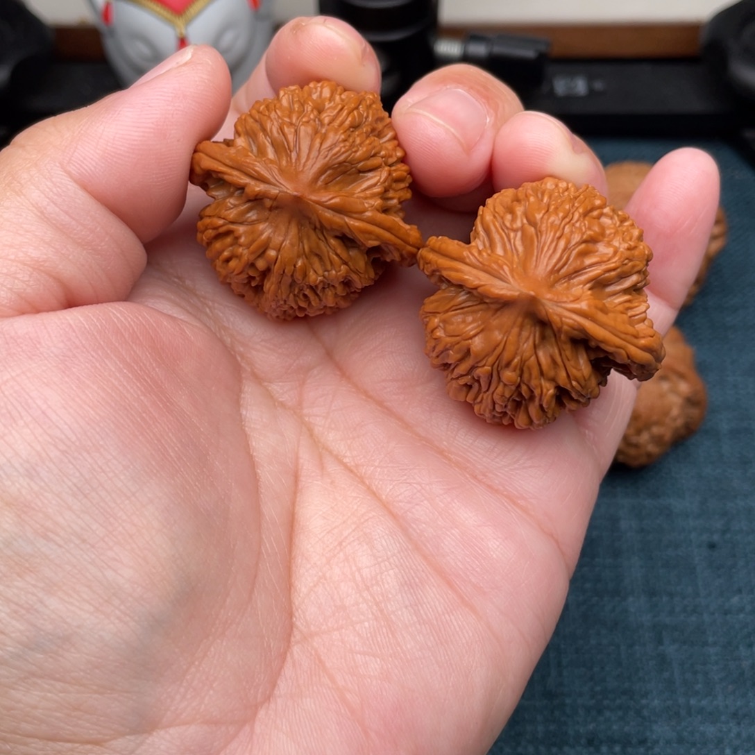 兰***呀文玩核桃把件全品37虎头