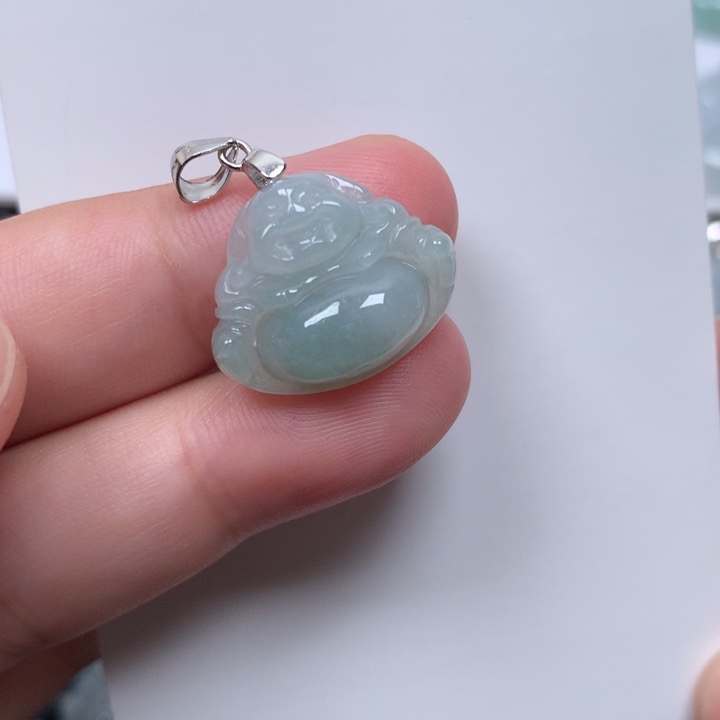 颈饰未镶嵌翡翠佛公