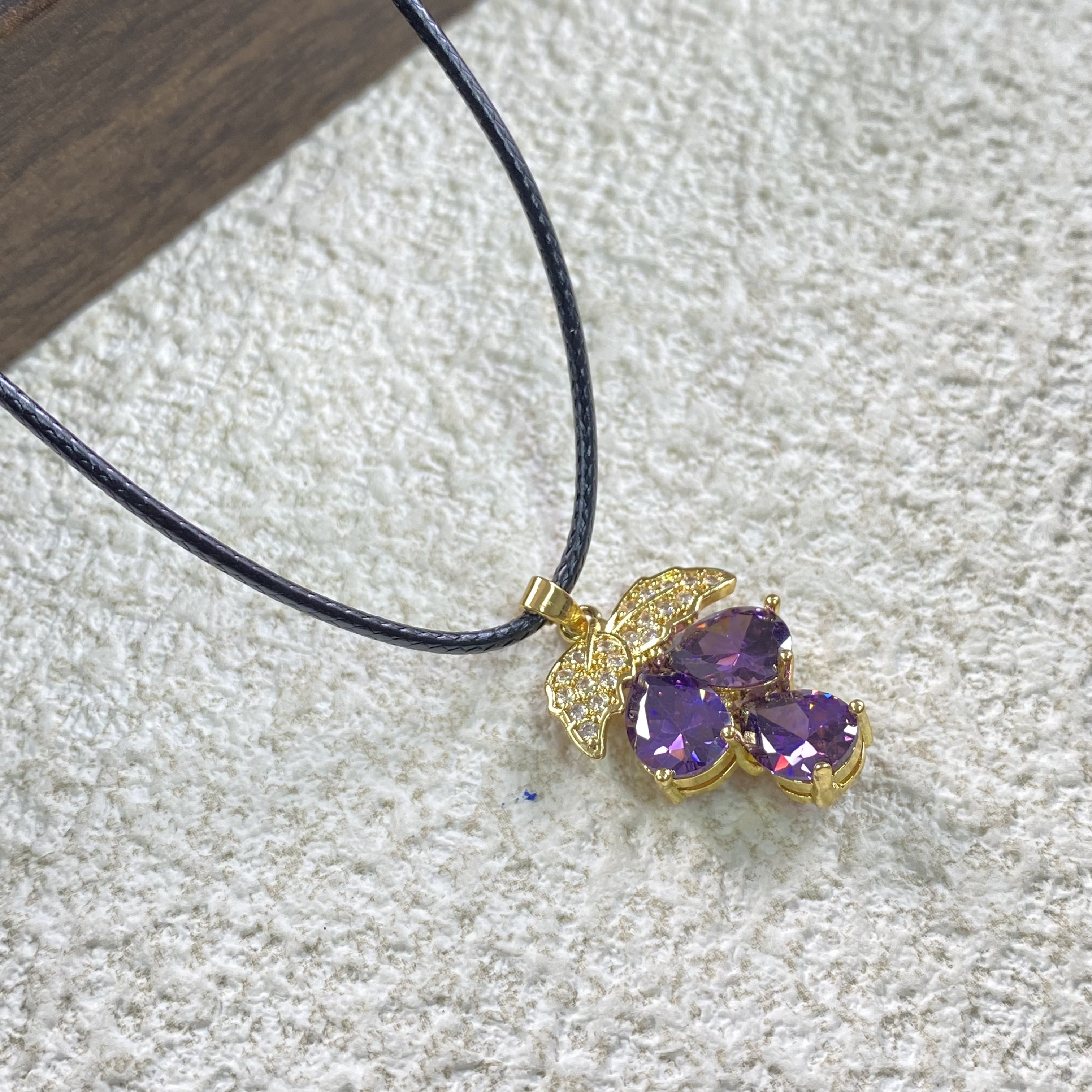 YHKINGS1754设计师紫水晶吊坠简约多样性发其一不带盒