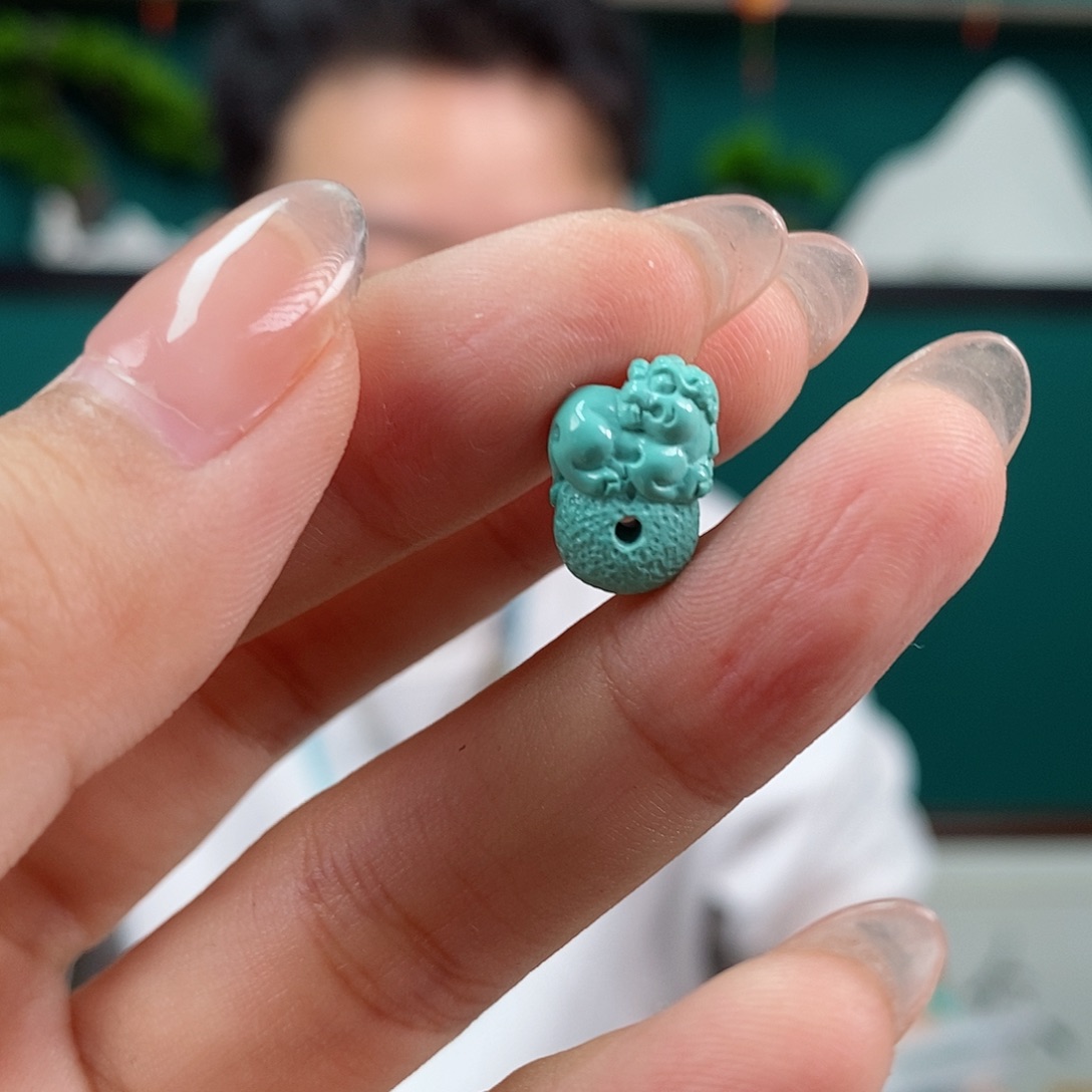 绿松石珠宝奇石未镶嵌