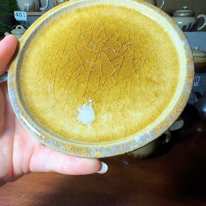 建水紫陶白泥柴烧杯微瑕嘉*伯