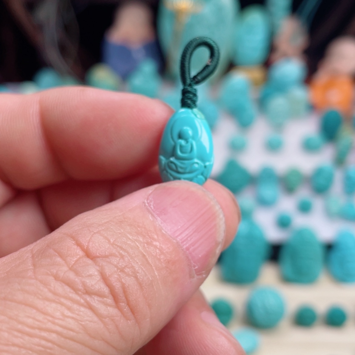 【闪购商品】绿松石吊坠(不含链)未镶嵌