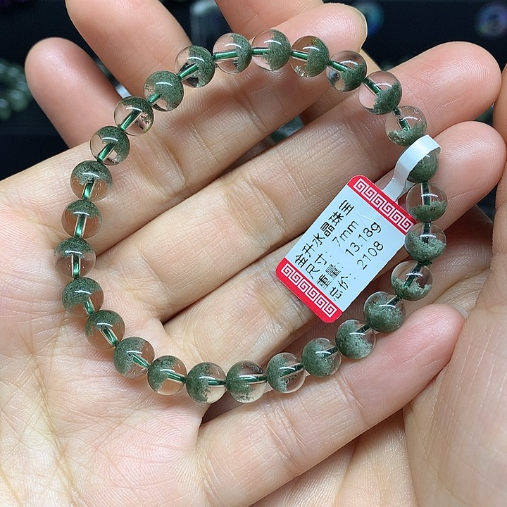 水晶手串未镶嵌天然水晶