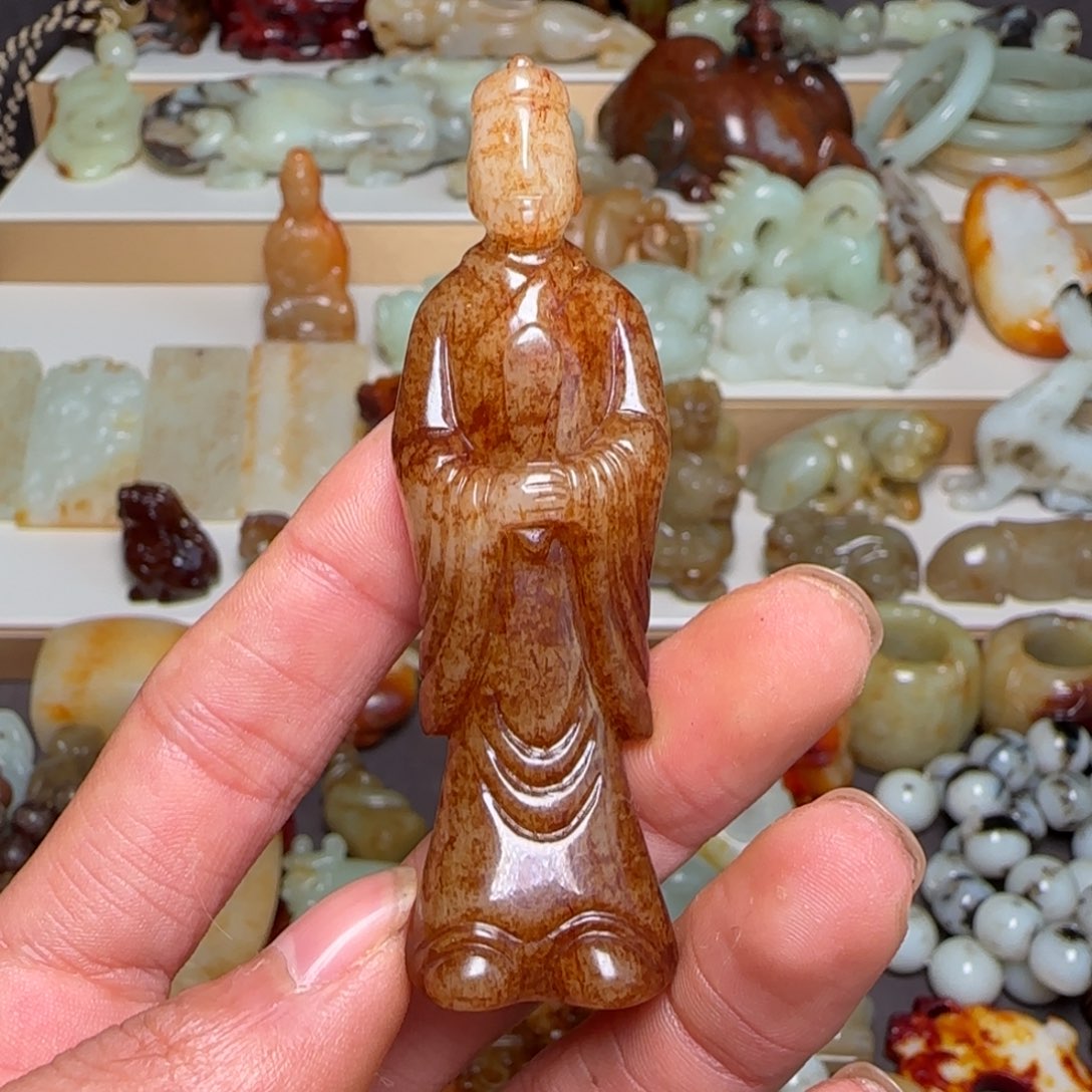 永***士和田玉未镶嵌挂件