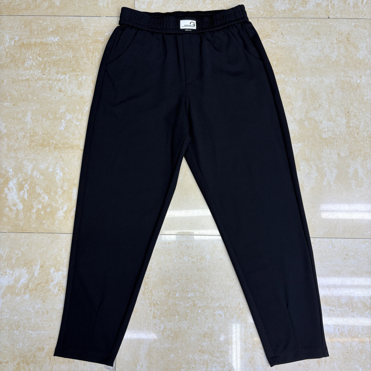 3338早秋西装面料显瘦哈伦裤