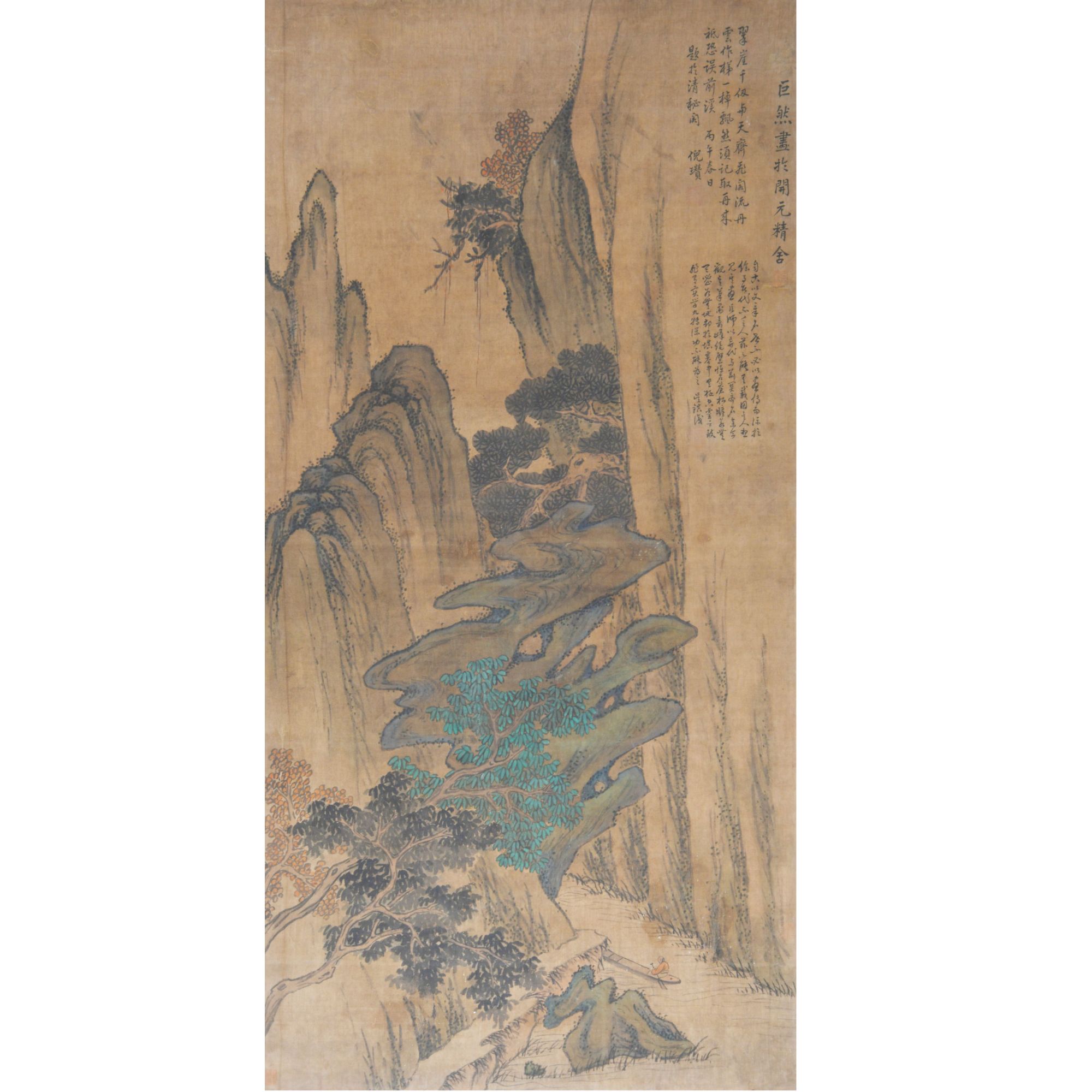 LOT.022倪赞（款）【山水】纸本立轴B0502-006预展