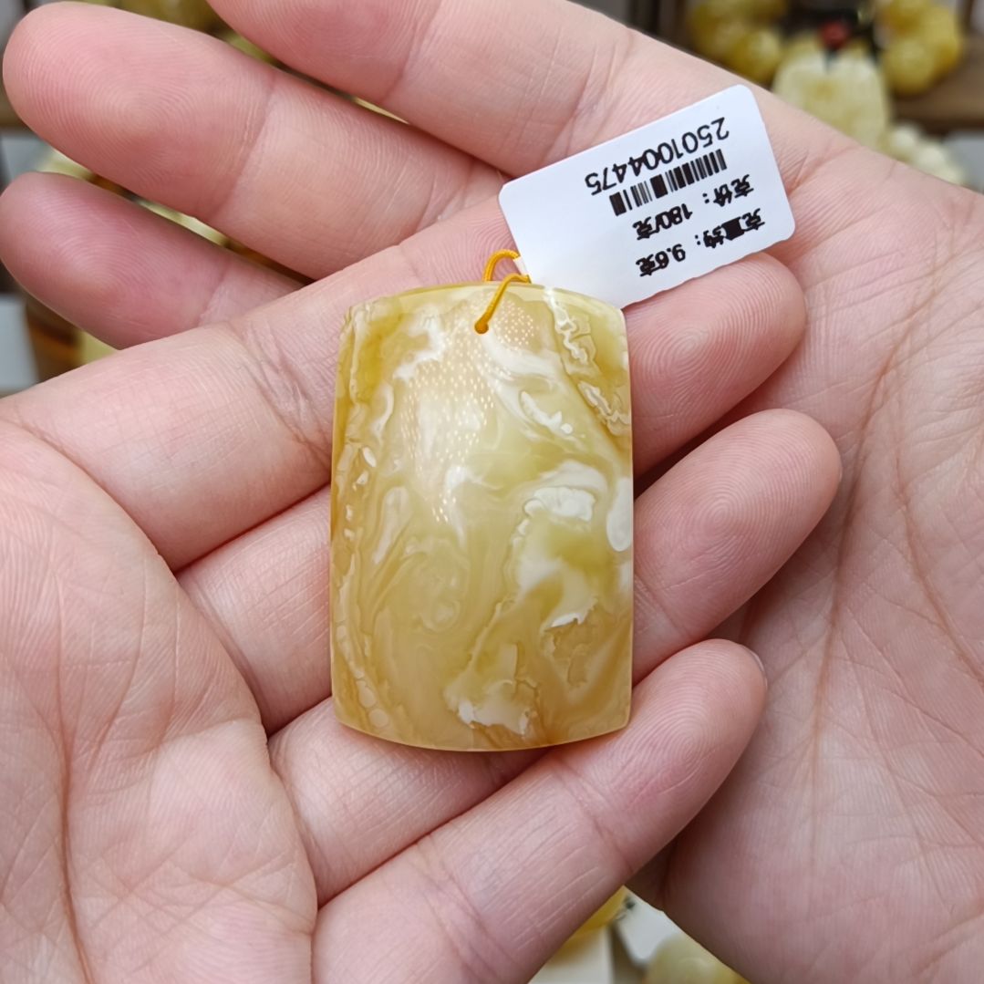 蜜蜡颈饰未镶嵌无事牌