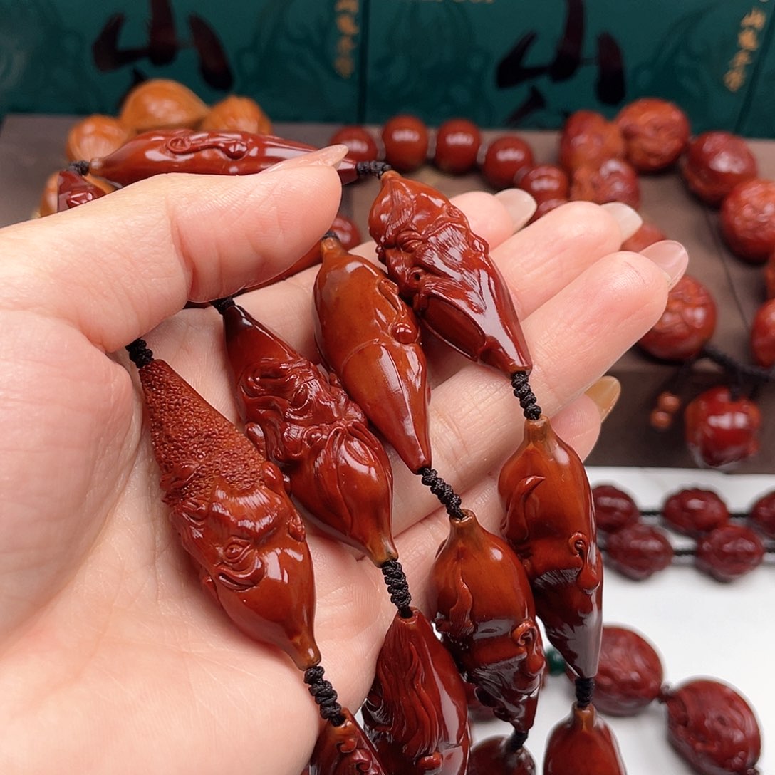 橄榄核手串龙*哥十八罗汉
