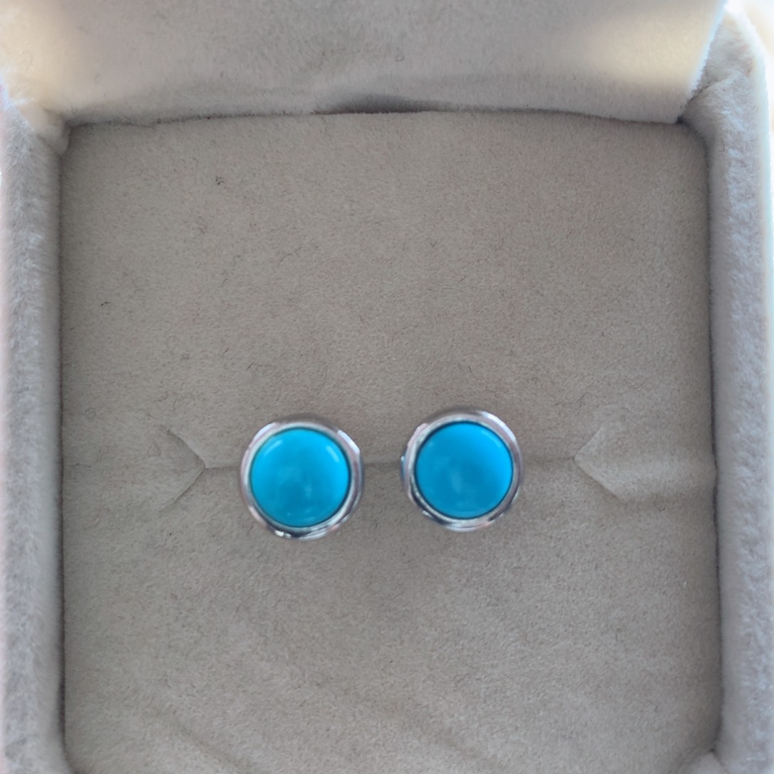 绿松石珠宝奇石银S925镶嵌