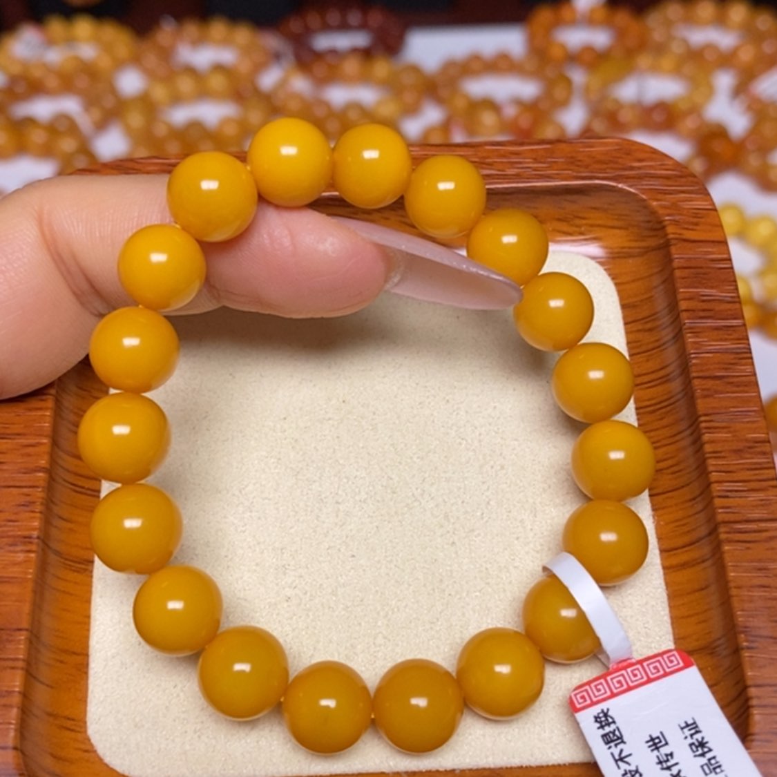 【闪购商品】蜜蜡手链未镶嵌手串