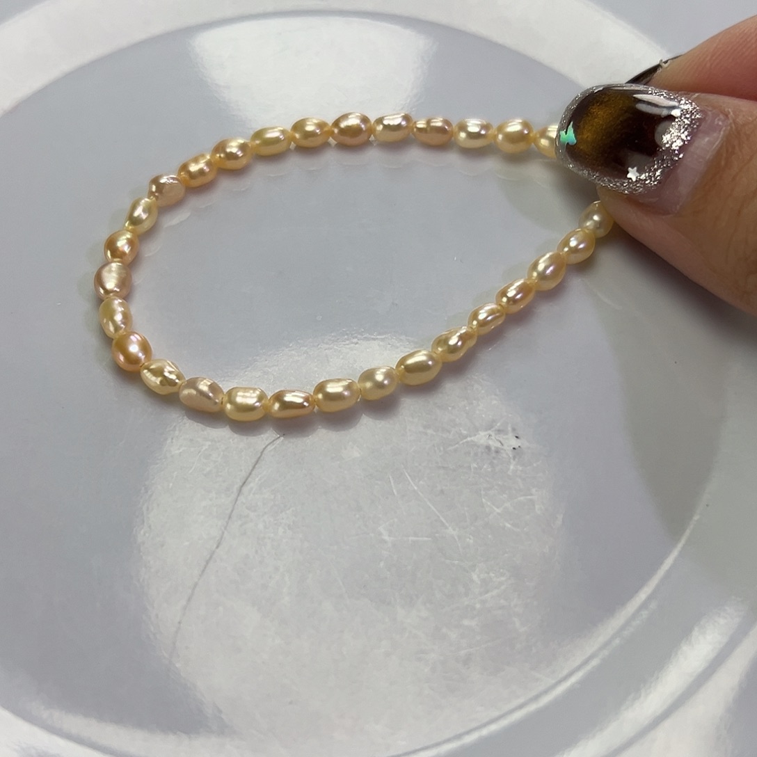 钛钢淡水珍珠手绳