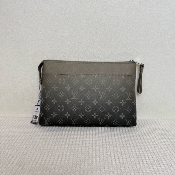 99新 LouisVuitton/路易威登 6412/男士时尚渐变色老花手拿包