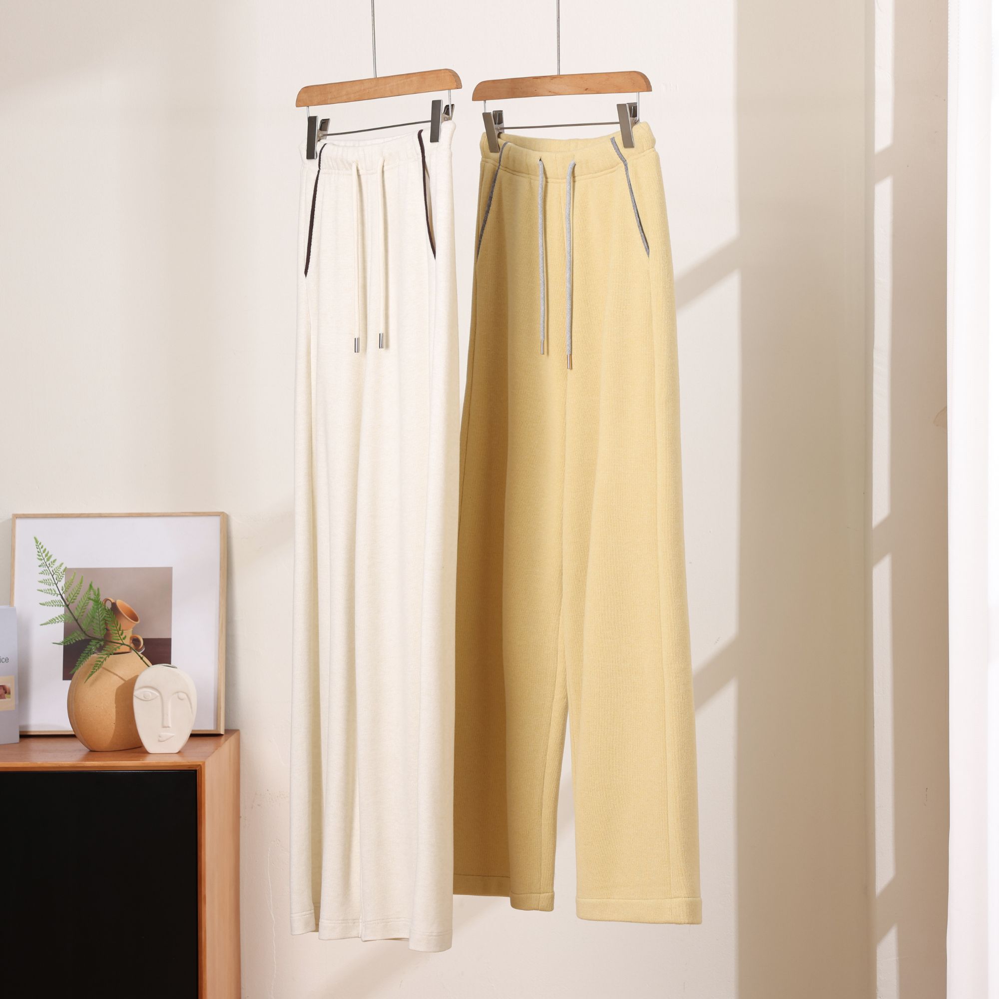 莱赛尔时尚舒适直通阔腿裤250913