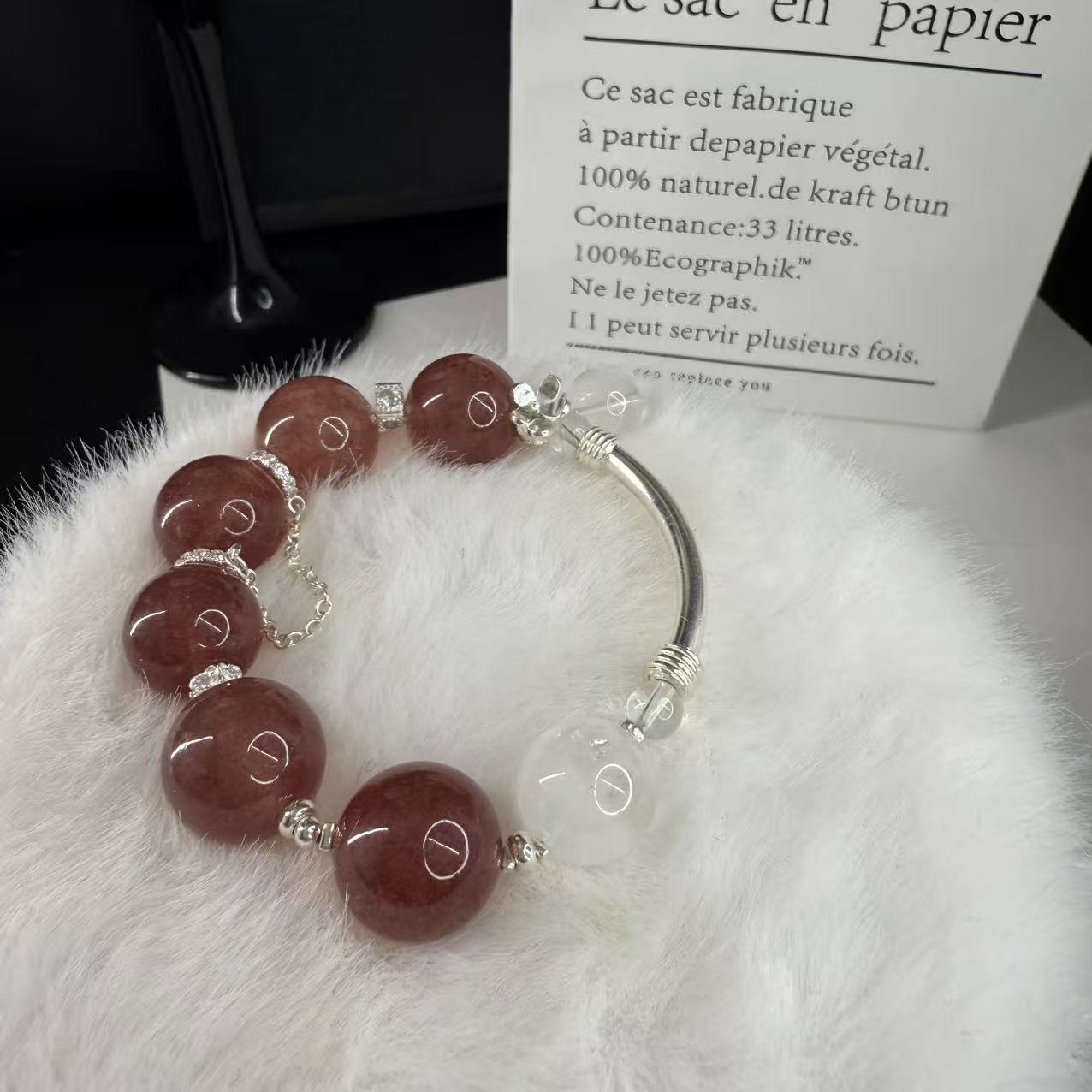 草莓心事（BY0107）草莓晶/奶白晶/千层幽灵