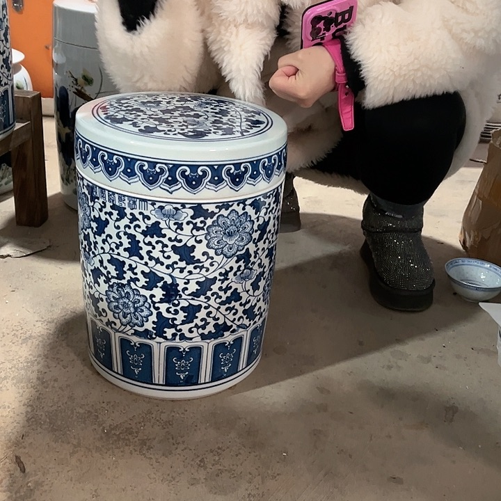 瓷片景德镇陶瓷茶叶罐。20斤。