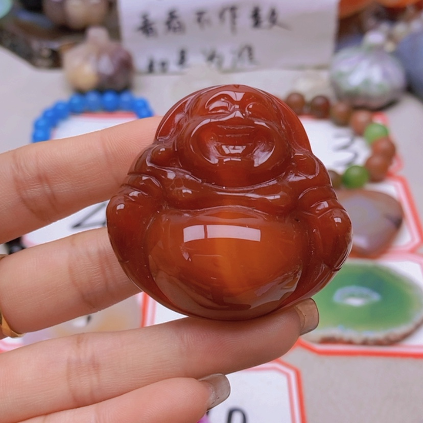 【闪购商品】未镶嵌玛瑙/玉髓珠宝半成品云**灿