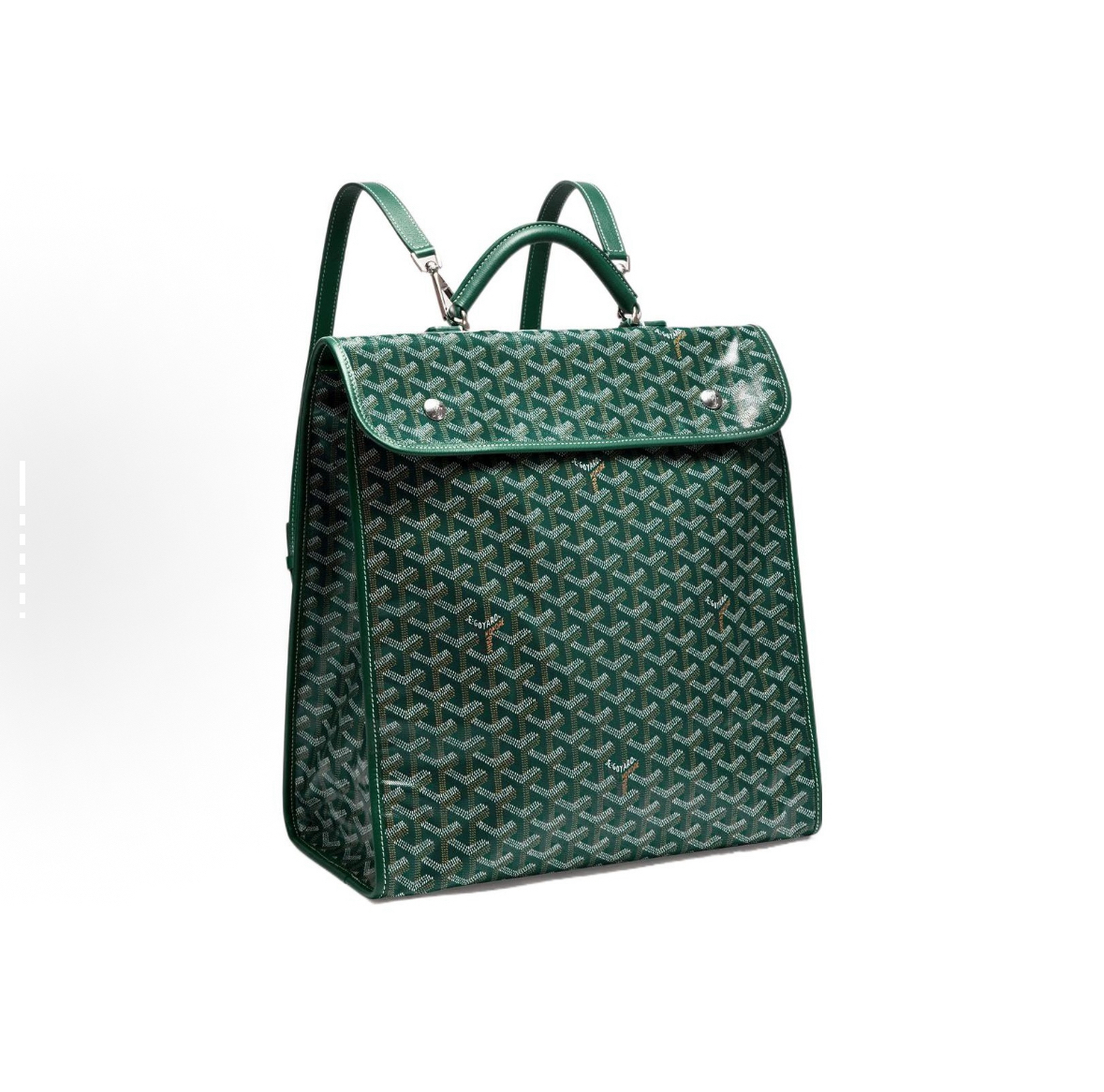 99新 Goyard 闲置 Leger Y字老花 双肩包33/35/17 F301