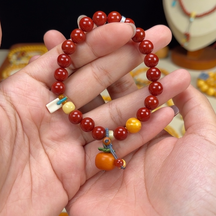 南红玛瑙未镶嵌手链南红