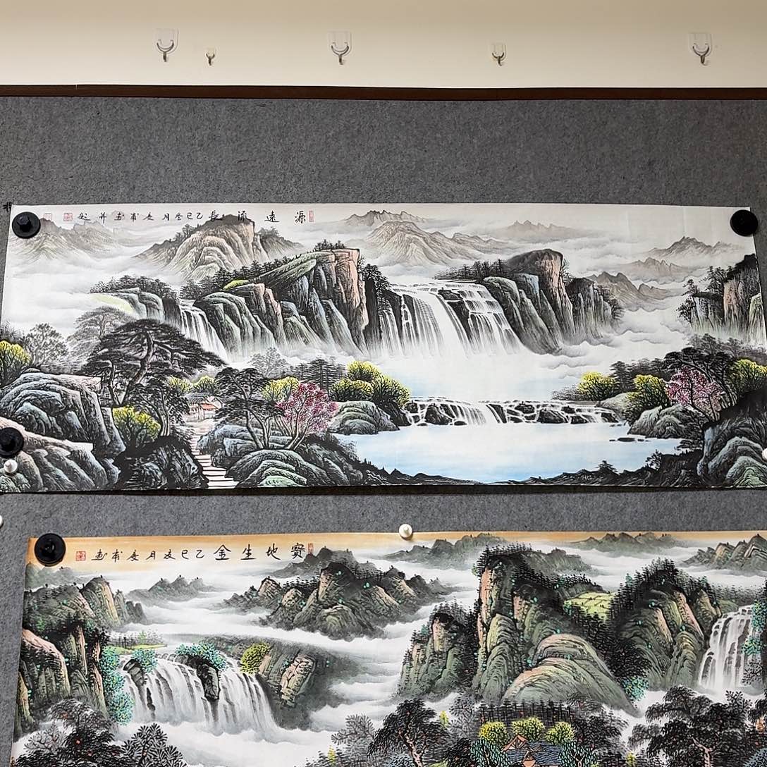 小***帅国画小六尺源远流长