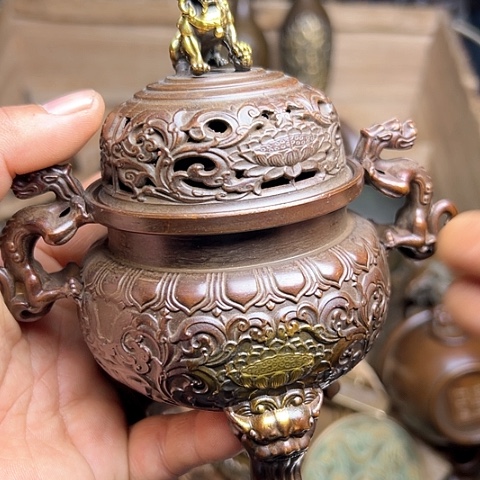 铜制文玩把玩物件