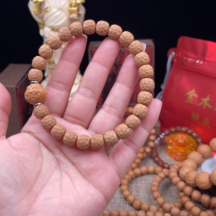 猴头核桃手串?****?龙鳞