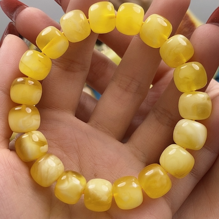 琥珀手链未镶嵌手串