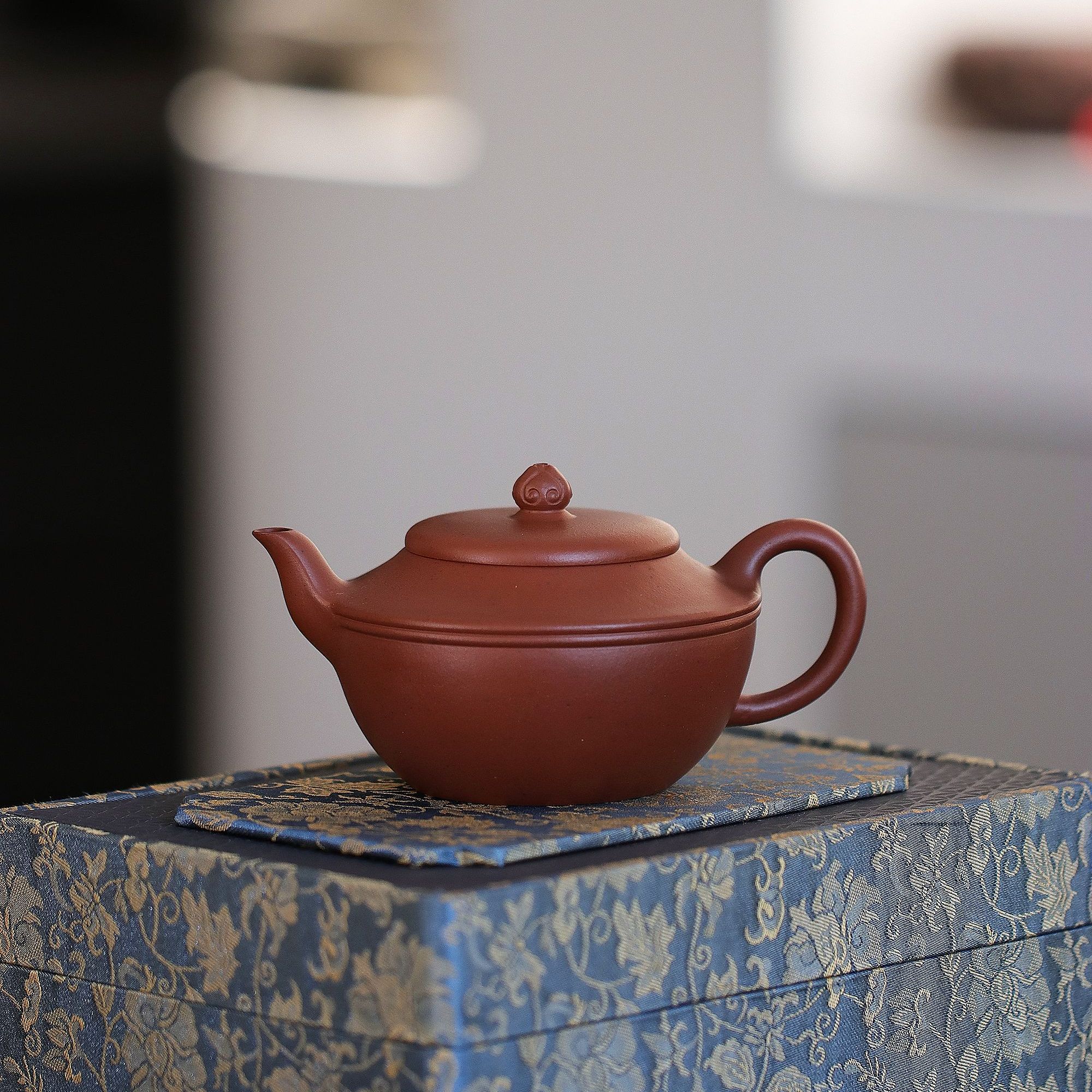 合欢壶小红泥全手工制（容量：210cc）