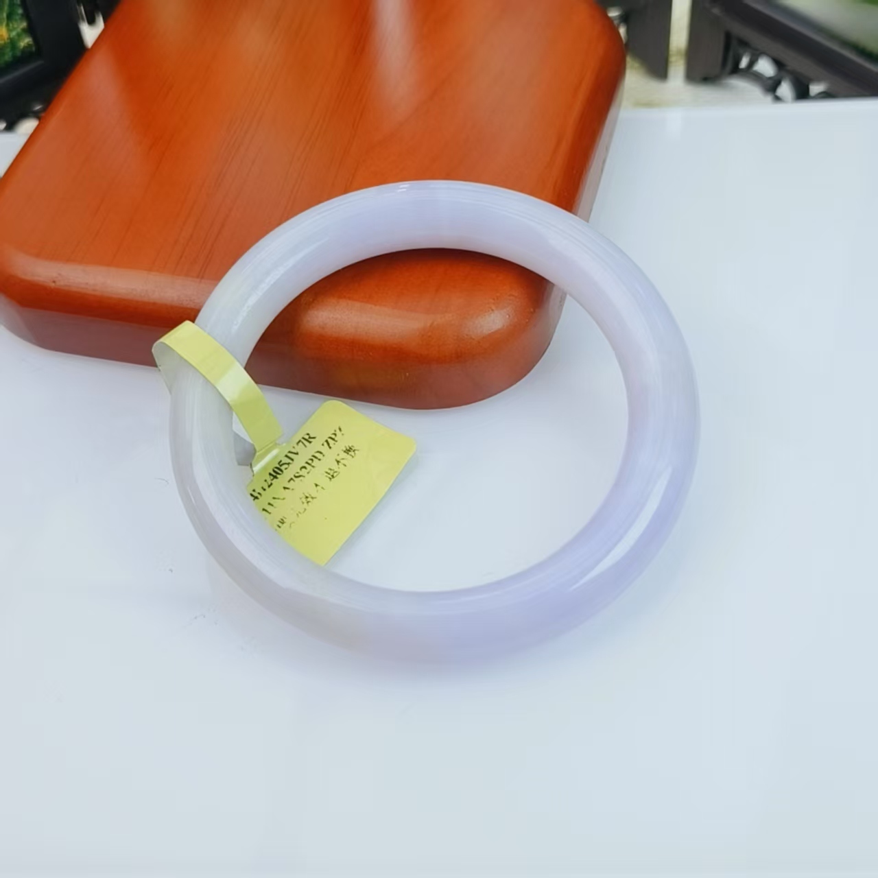  【秋姐翡翠】天然A货翡翠手镯51圈&Q1-5