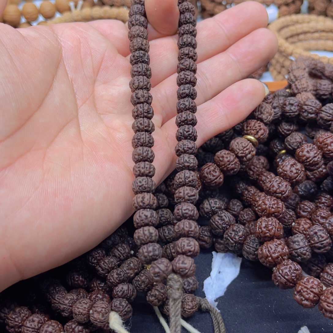 金刚菩提手串爆*微瑕纯血老树王