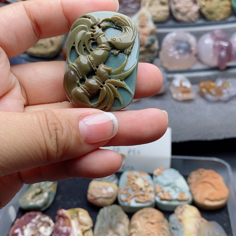 【闪购商品】未镶嵌定制石英质玉吊坠