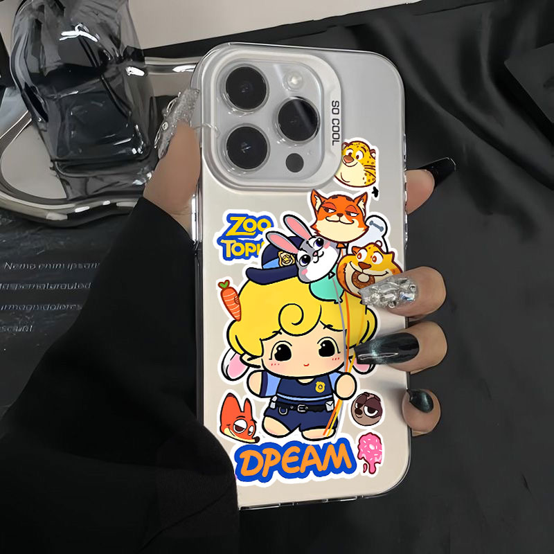 思野可爱气球朱迪适用苹果17promax/16手机壳保护彩银iPhone15/14