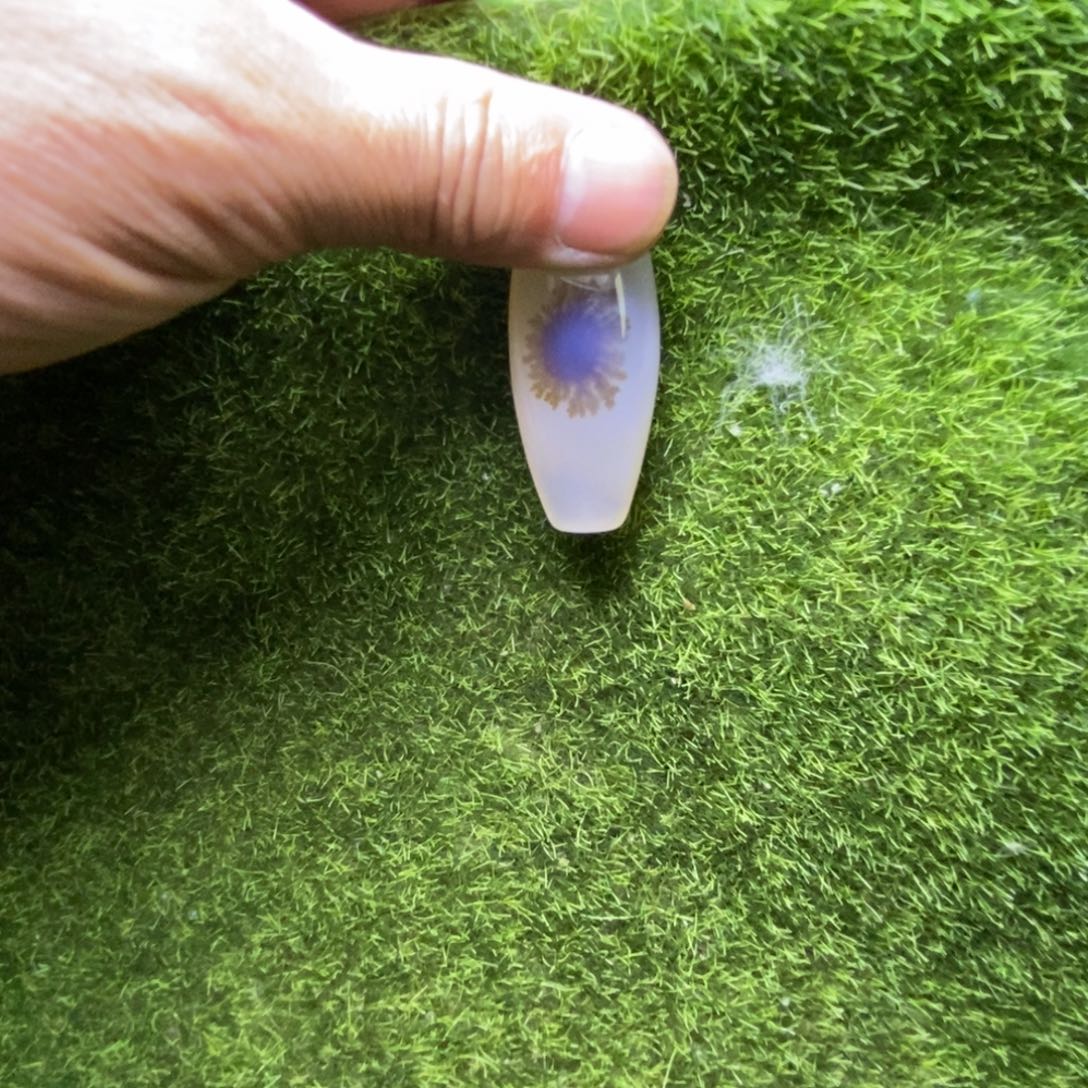 夜***蓝玛瑙/玉髓合金吊坠8888888888888888