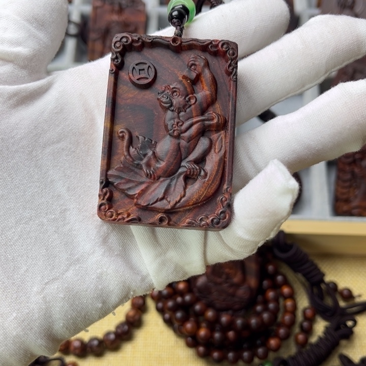 晴***。手串/手链黄花梨/降香黄檀猴