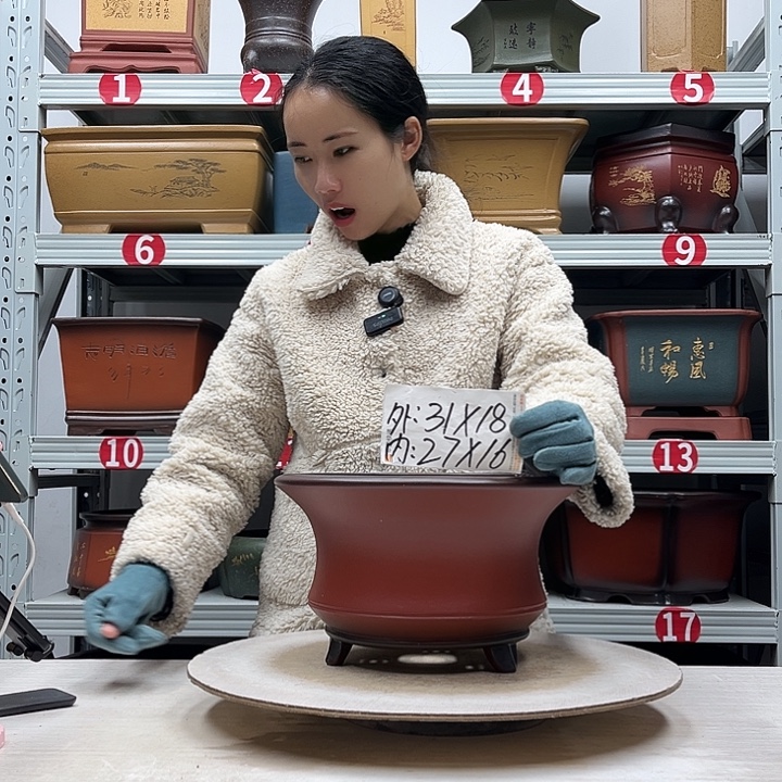 紫砂花盆紫砂花盆