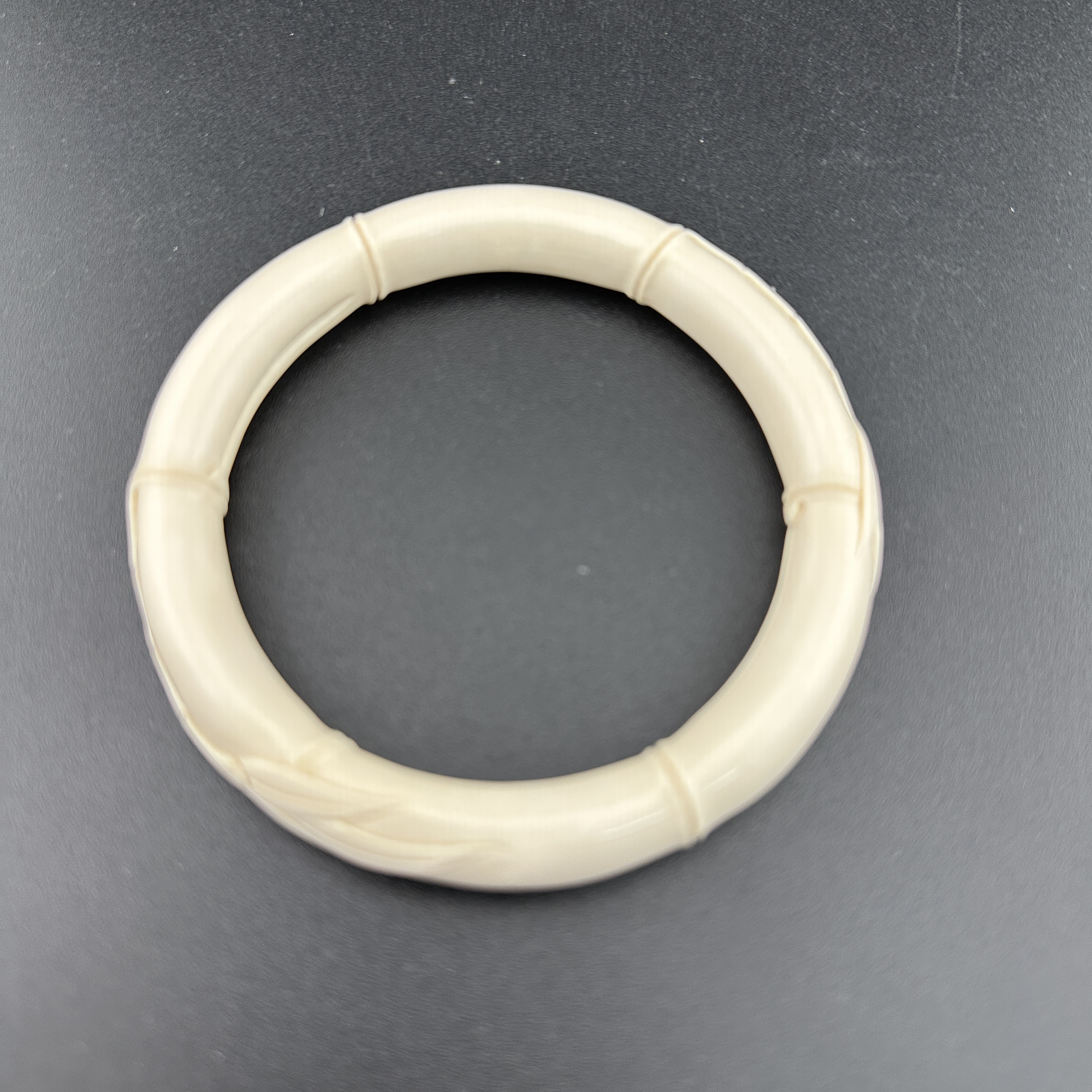 ZGY1227FYBJ标051猛犸牙竹节手镯