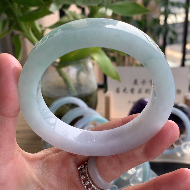 定制翡翠未镶嵌手镯58-60