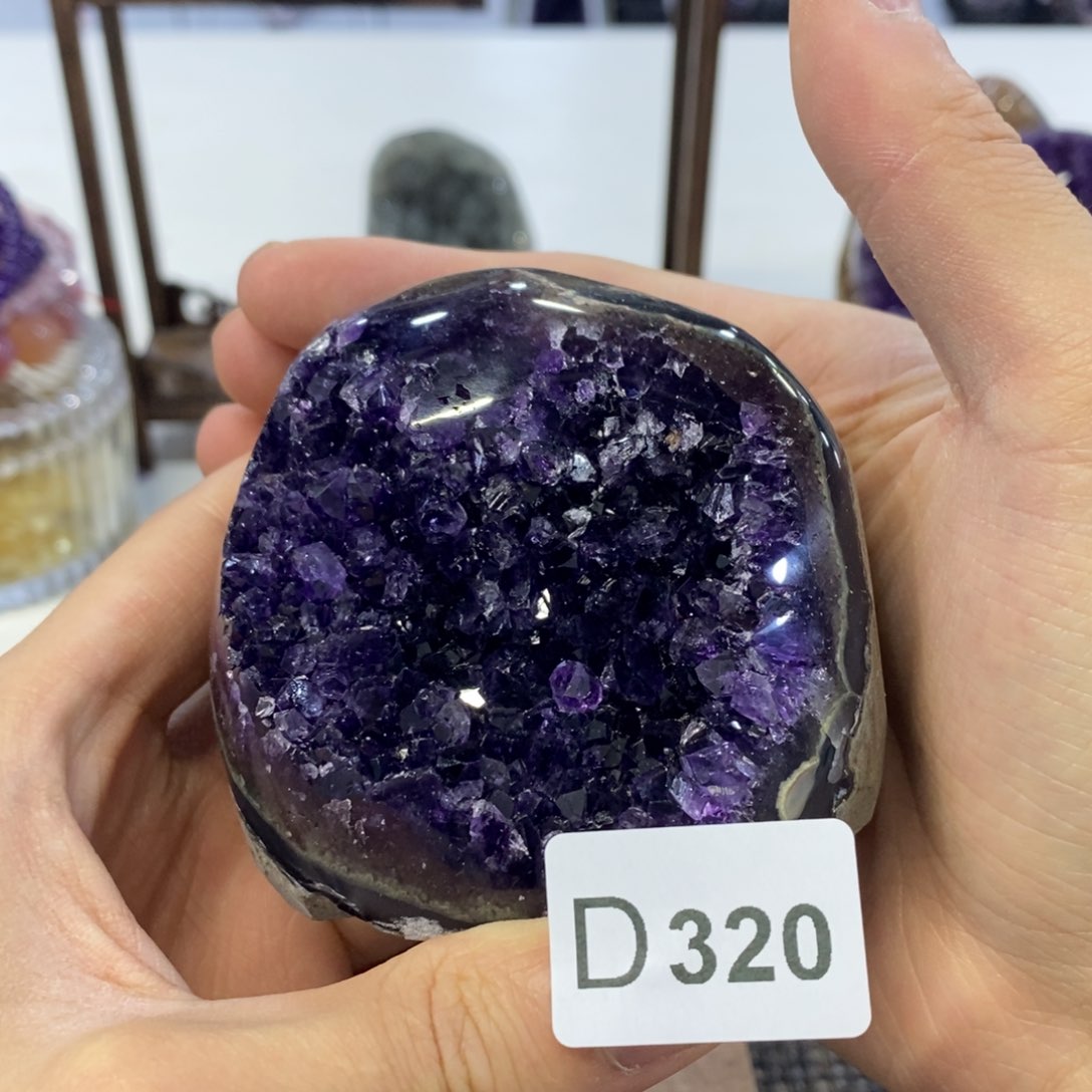 紫晶摆件摆件未镶嵌