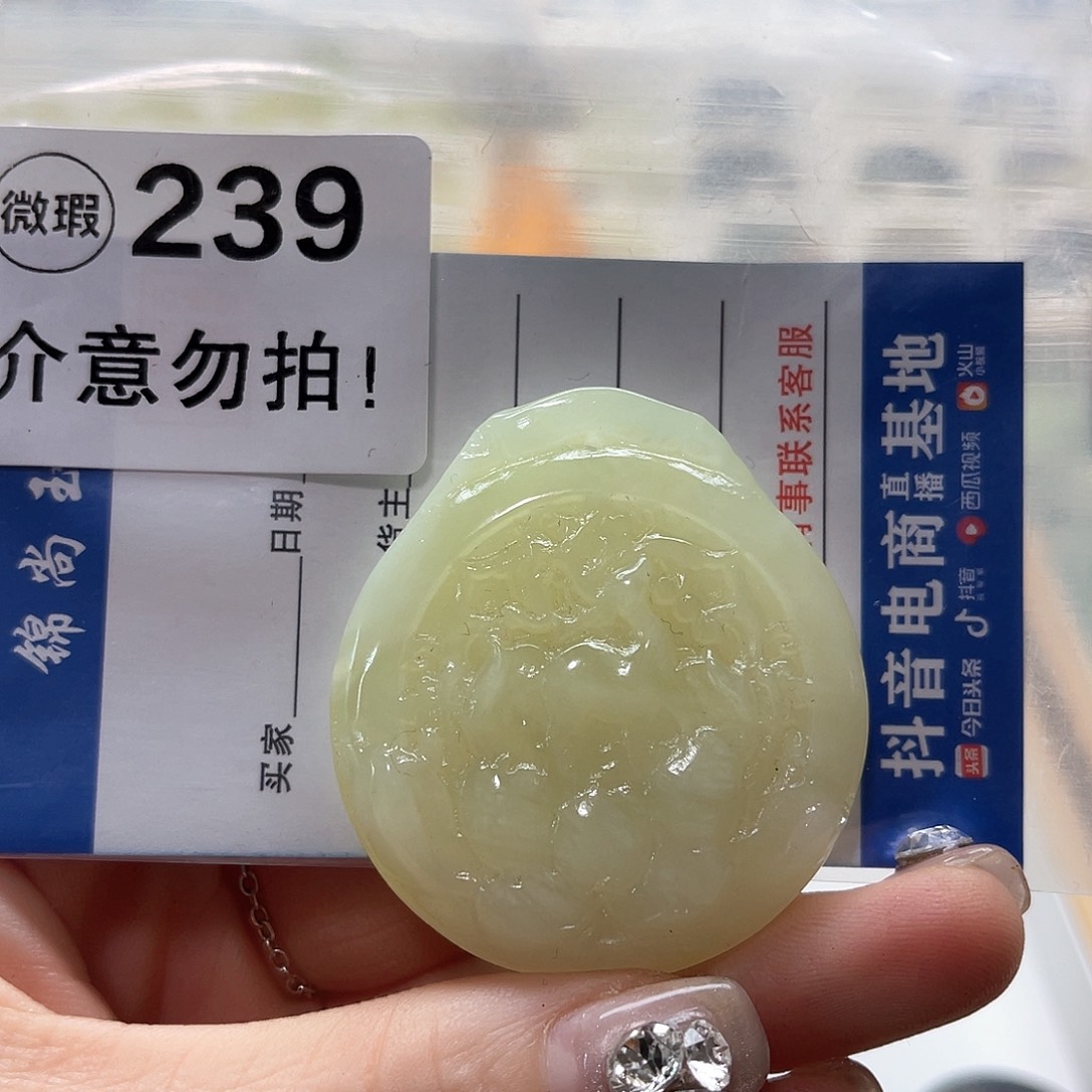 蛇纹石玉颈饰未镶嵌