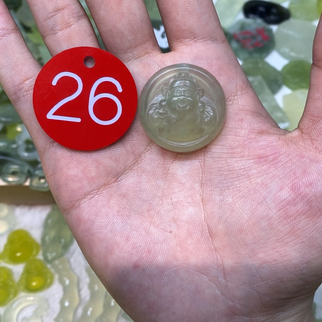 岫玉未镶嵌吊坠(不含链)两单包邮