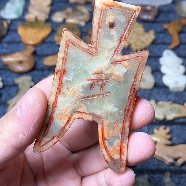 和田玉未镶嵌颈饰42