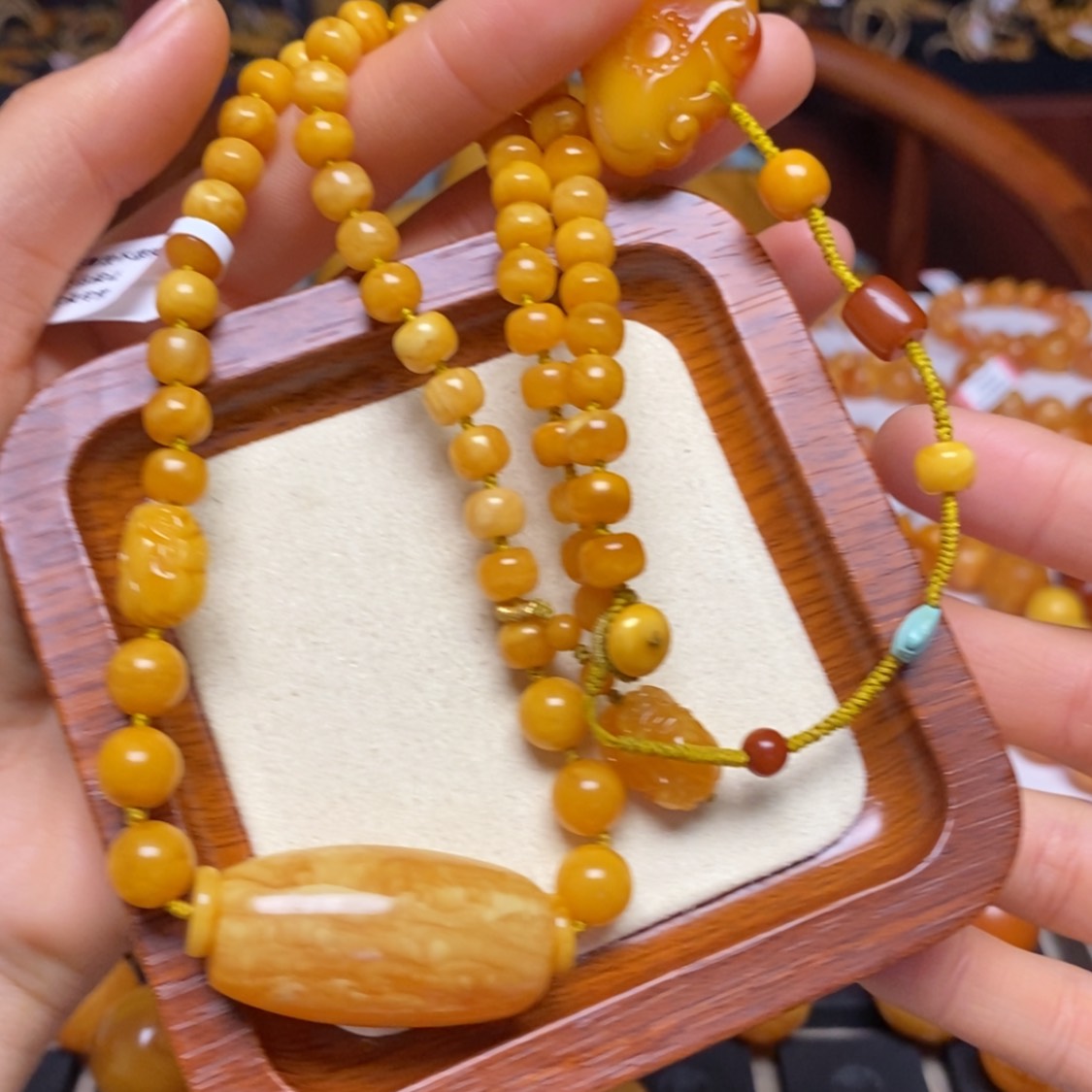 【闪购商品】蜜蜡颈饰未镶嵌项链