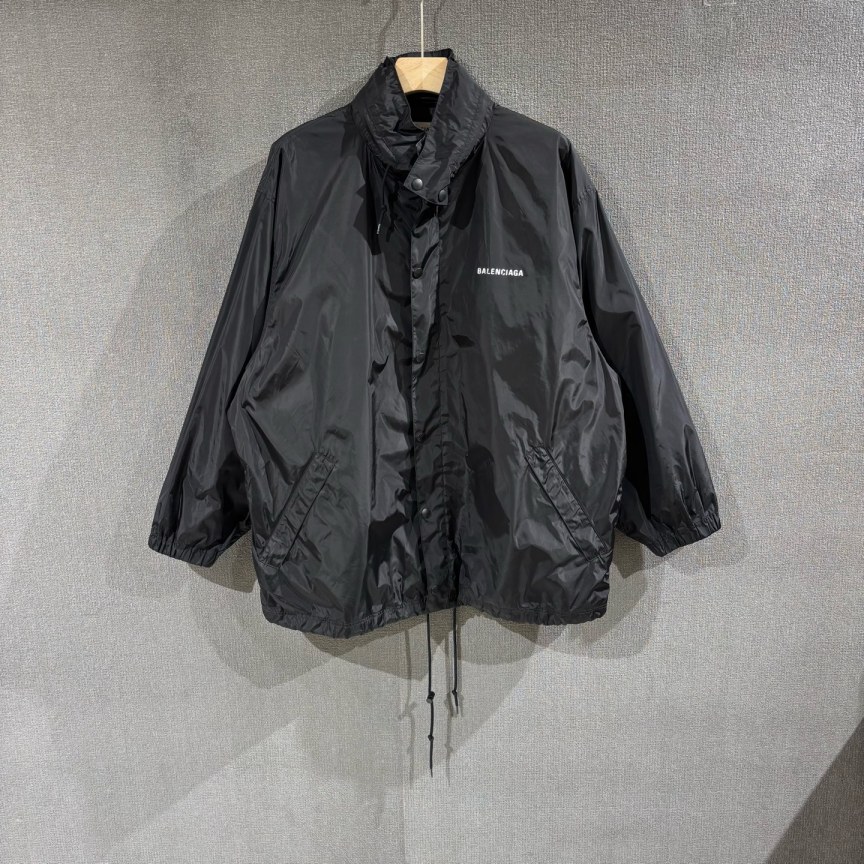 99新 Balenciaga/巴黎世家 （pm）字母印花冲锋衣外套 38码/5850
